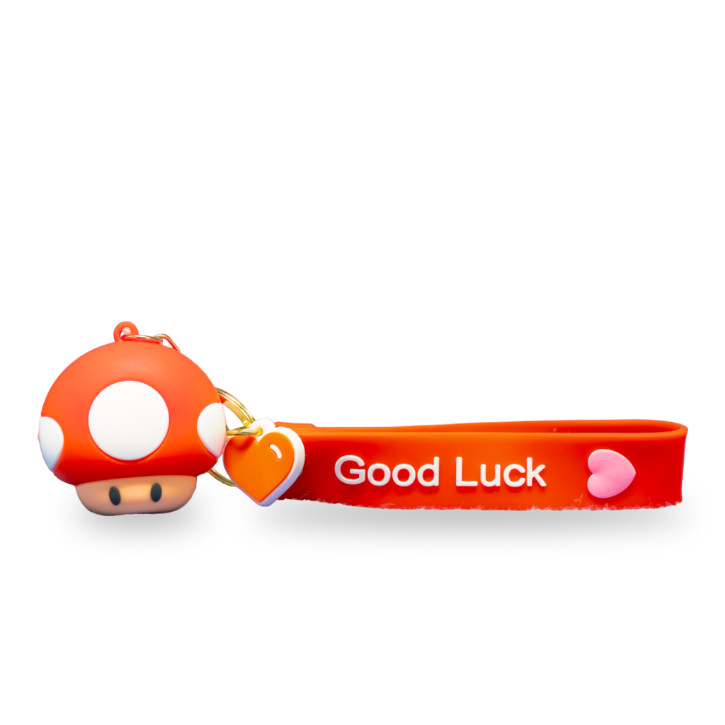 Mushroom with Good Luck - Super Mario Keyring