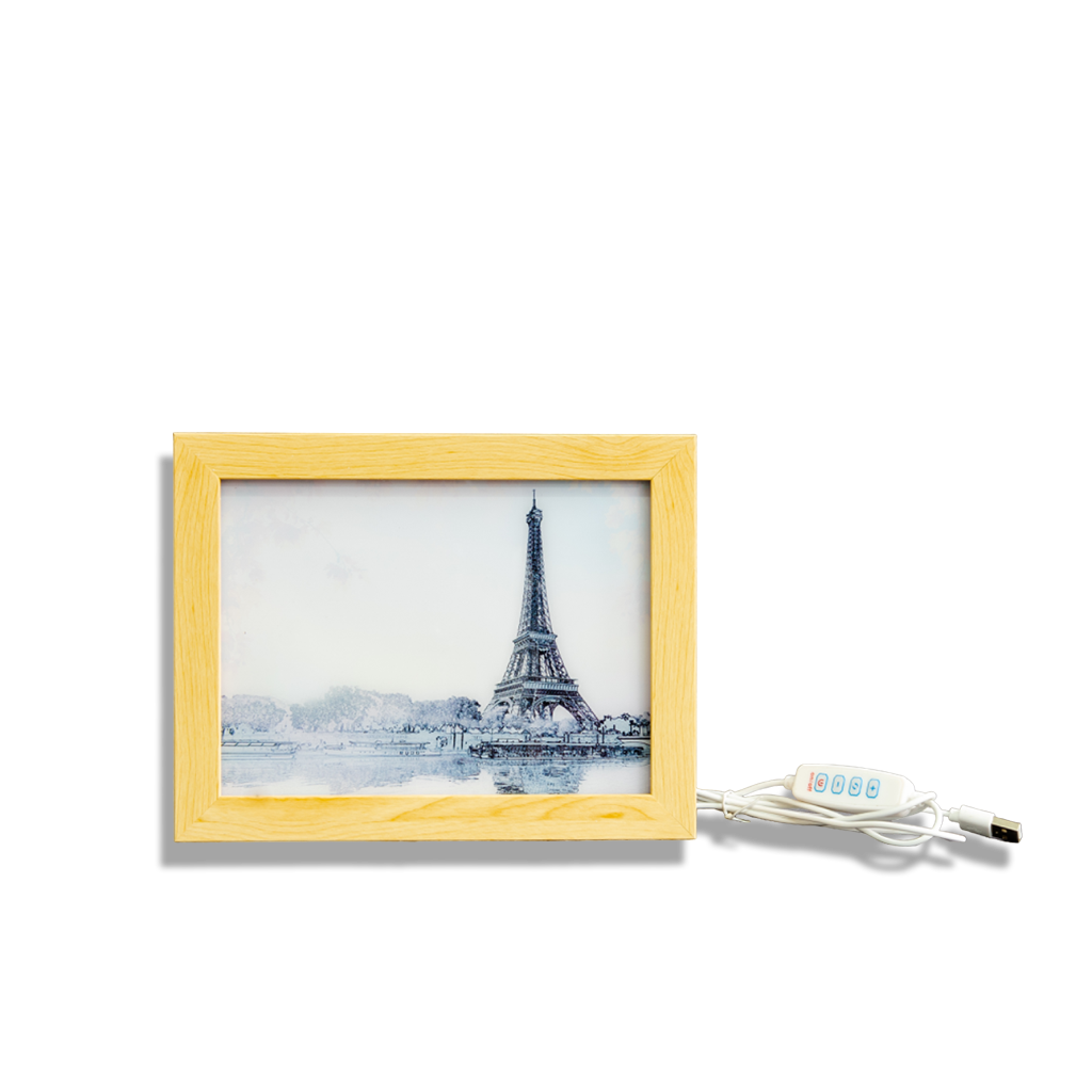 Light up picture frame - Eiffel Tower