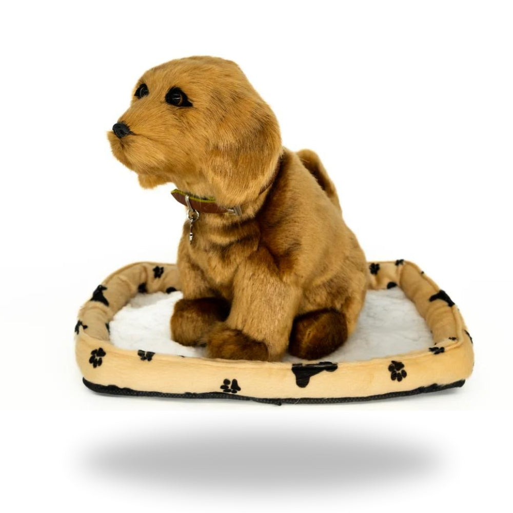 Left side of Sweet Petzzz Sausage Dog toy.