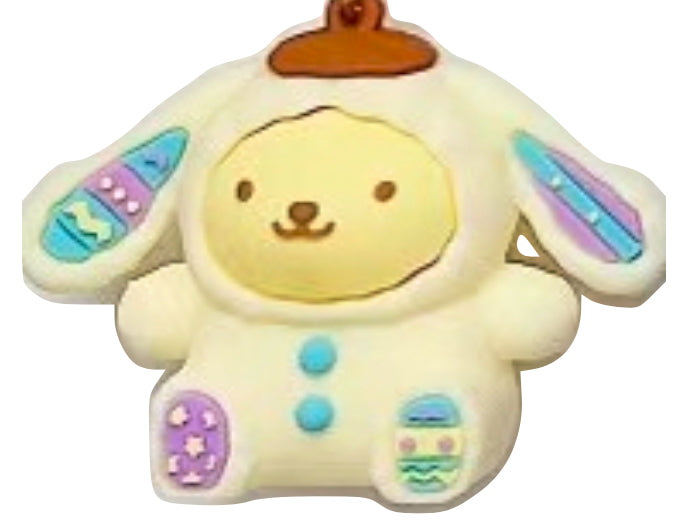 PVC KEYRING, Sanrio pompompurin