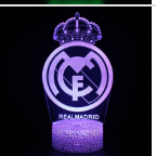 3D Lamp - Football Real Madrid