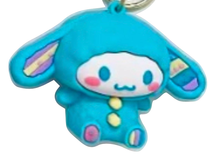 PVC KEYRING, Sanrio cinnamon blue dress