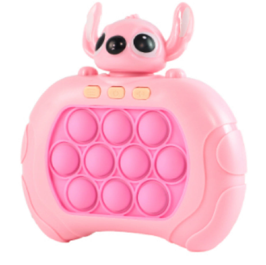 POP IT GAME TOYS, with screen, pink Stitch
