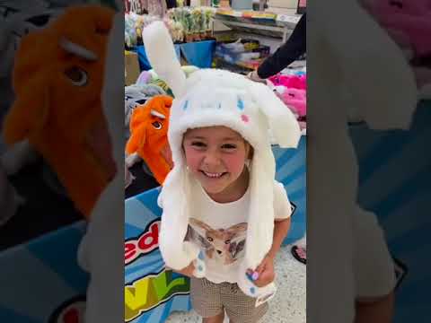 Children Demonstrating the Panda Bunny Pop Hat