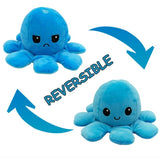 Octoplush - Reversible Plush Octopus - Blue and Light Blue