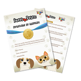 Adoption certificate for Sweet Petzzz Beagle.