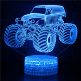 3D Lamp - Monster Truck