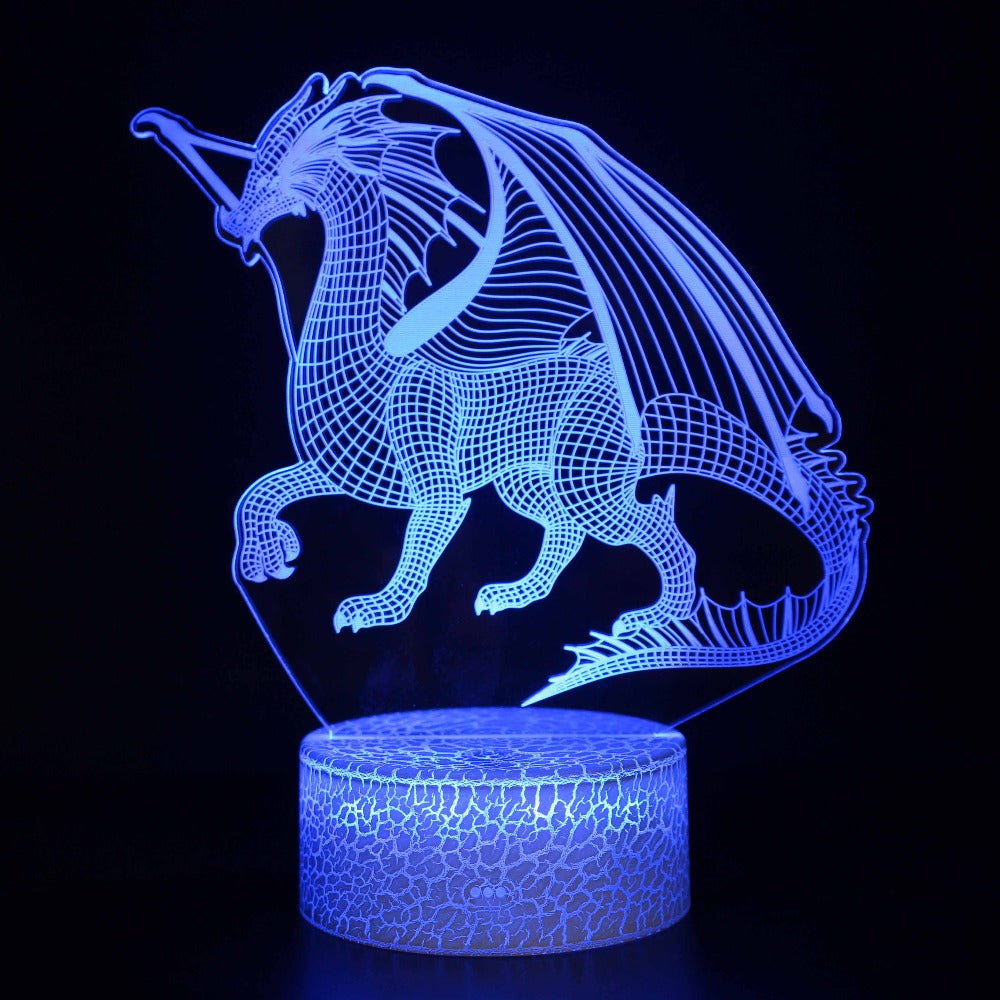 3D Lamps - Dragon Walking Foot up