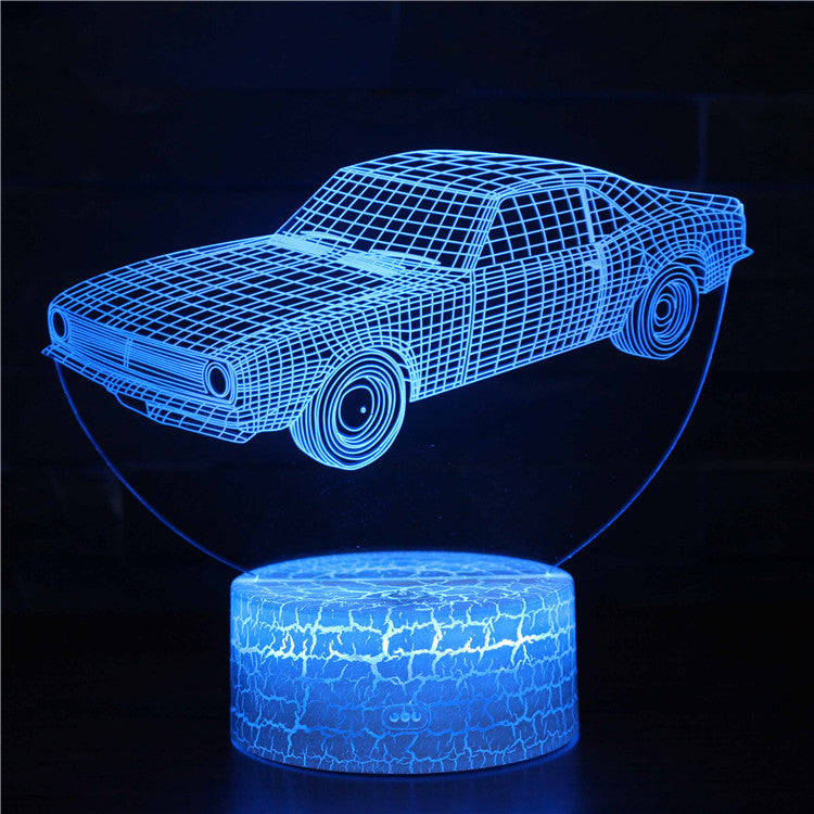 3D Lamp - Muscle Car