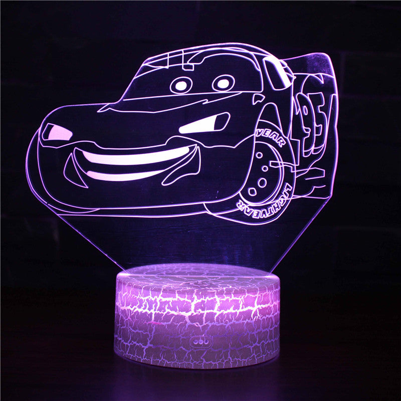  Cars - Lightning McQueen 3D Lamp Acrylic