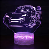 Cars - Lightning McQueen 3D Lamp Acrylic