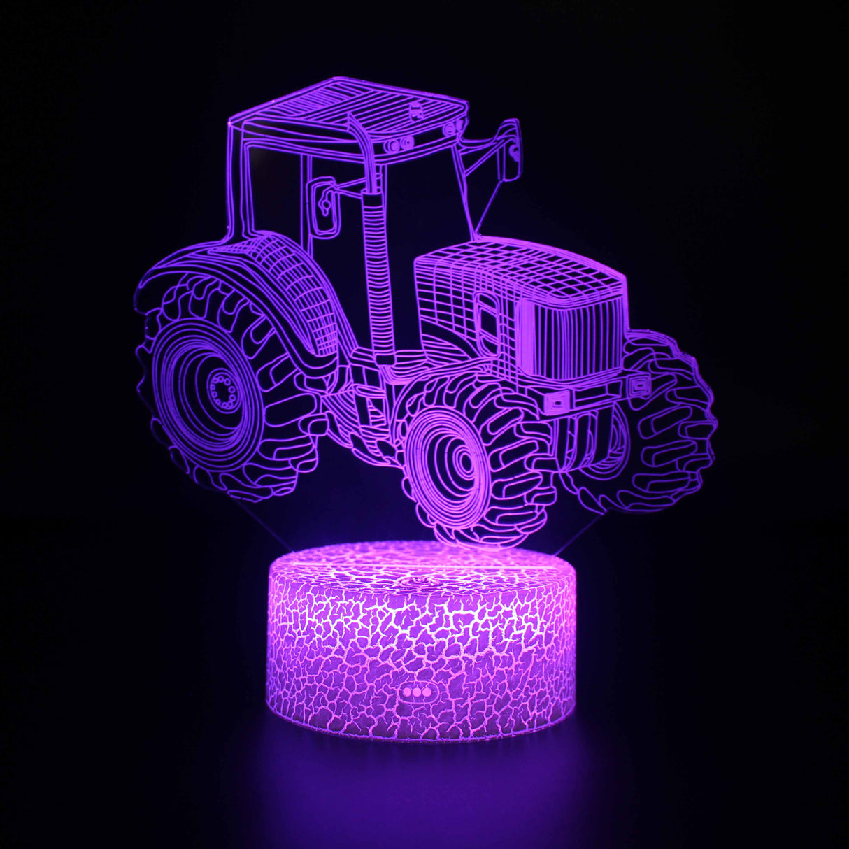 3D Lamp - Tractor Small Wheels