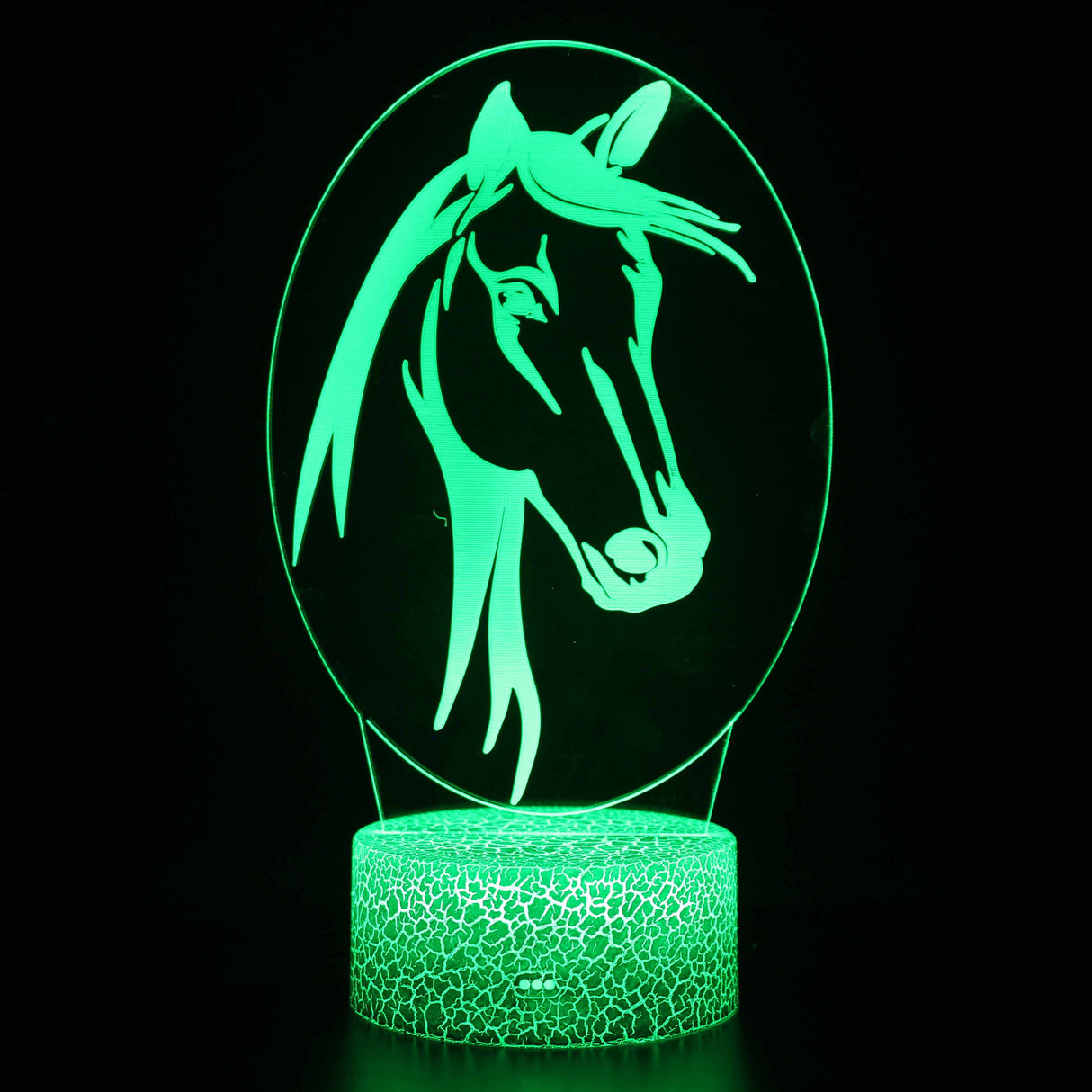 3D Lamp - Horse Portrait