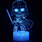 3D Lamp - Star Wars - Baby Darth Vader Lightsaber Drawn