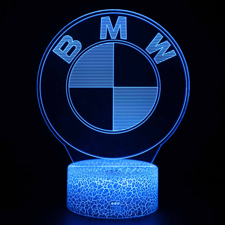  BMW Logo 3D Lamp Acrylic