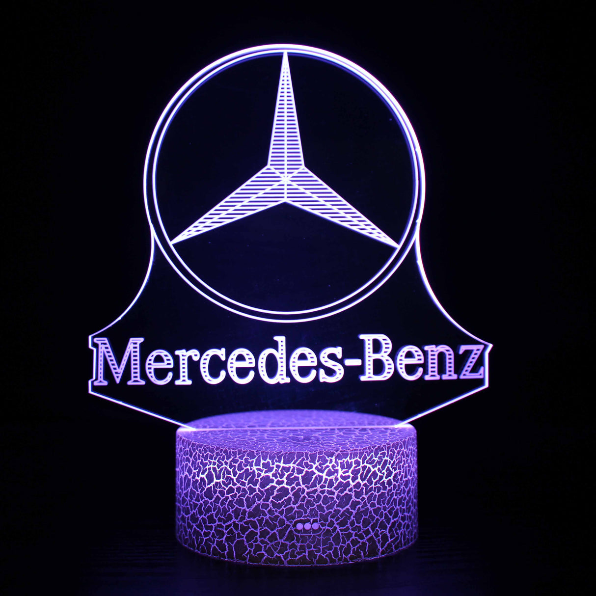 3D Lamp - Mercedes Benz Logo