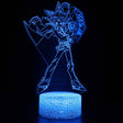 Illuminated Yu-Gi-Oh! - Yami Yugi 3D Lamp in Dark Setting