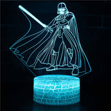 3D Lamp - Star Wars - Darth Vader Lightsaber Raised