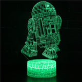 3D Lamp - Star Wars - R2-D2