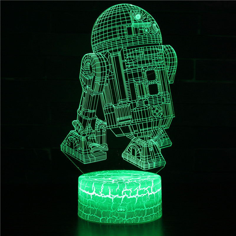 3D Lamp - Star Wars - R2-D2