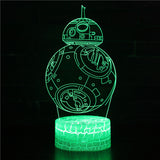 3D Lamp - Star Wars - BB-8 Vertical