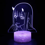 Darling In The Franxx - Zero Two Horns 3D Lamp Acrylic