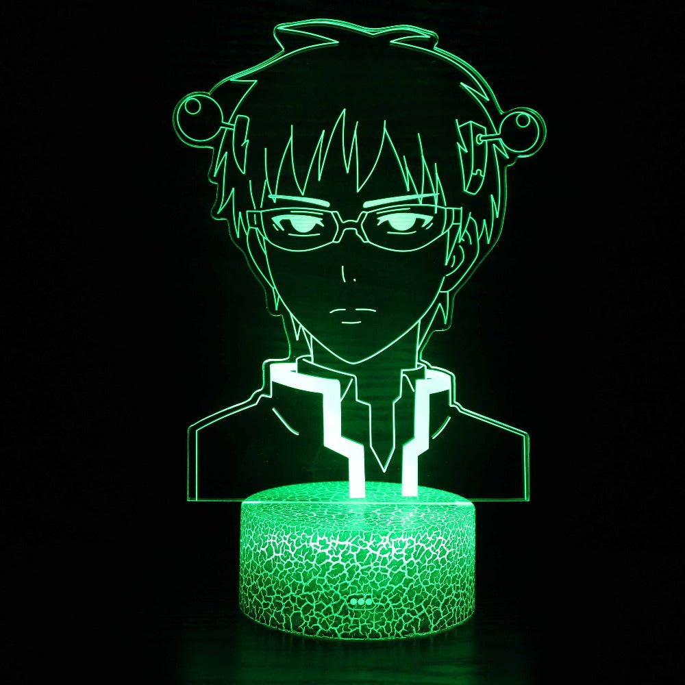 3D Lamp - The Disastrous Life of Saiki K - Kusuo Saiki