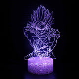 Dragon Ball Z Goku SSJ3 3D Lamp Acrylic