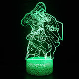 Illuminated Assassin's Creed 3D Lamp in Dark Setting