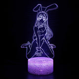 Bunny Girl Senpai - Mai Sakurajima Kneeling 3D Lamp Acrylic