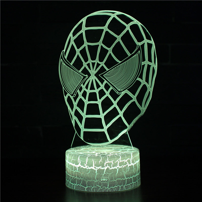 3D Lamp - Marvel - Spiderman Mask