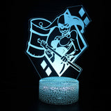 3D Lamp - Harley Quinn