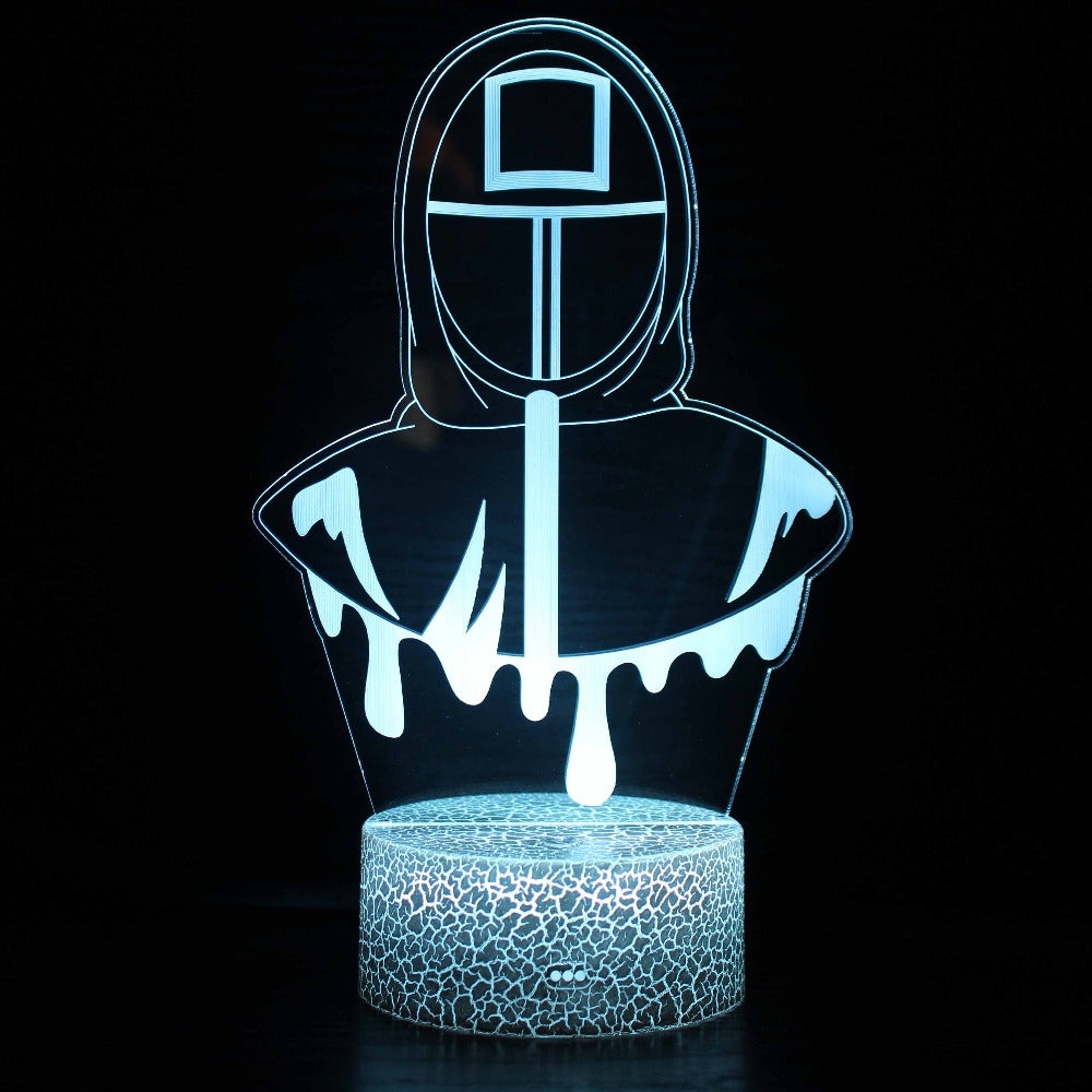 3D Lamp - Squid Game - Masked Torso Single