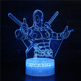 Deadpool Success 3D Lamp Acrylic