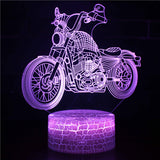3D Lamp - Harley Davidson Motorbike