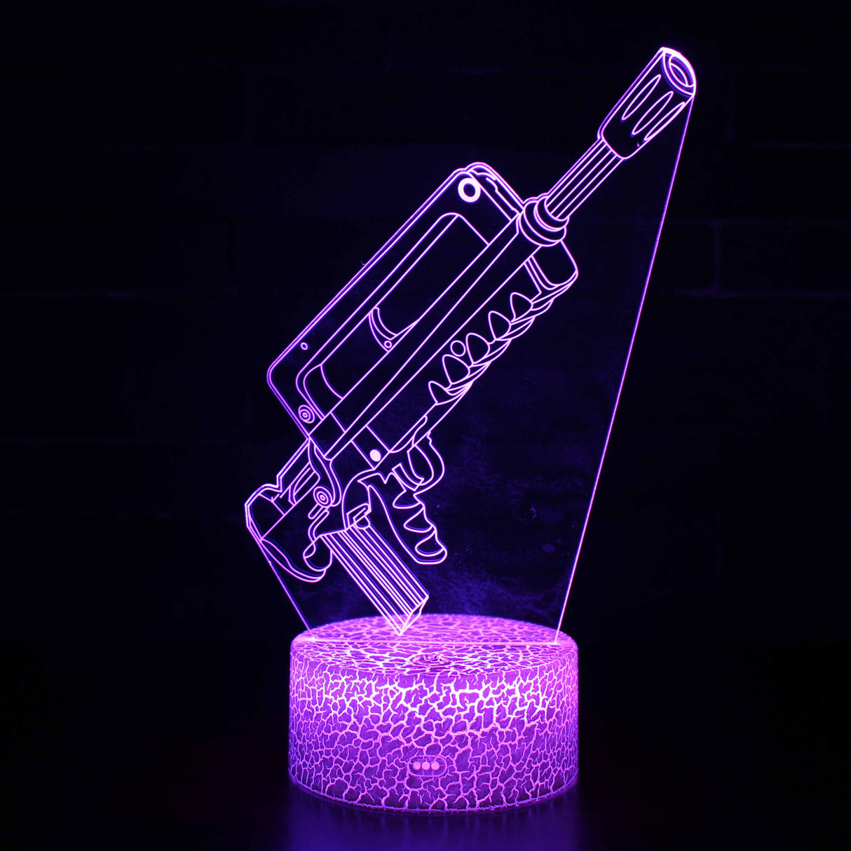 3D Lamp - Machine Gun