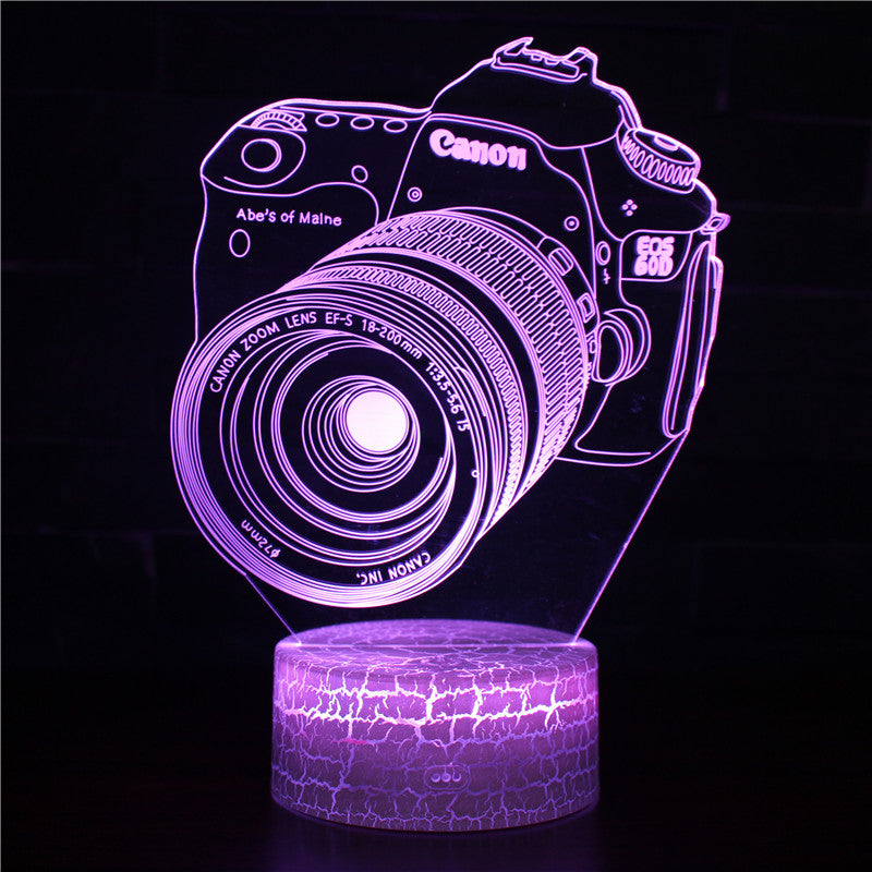Canon Camera 3D Lamp Acrylic