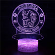 Illuminated Chelsea 3D Lamp in Dark Setting