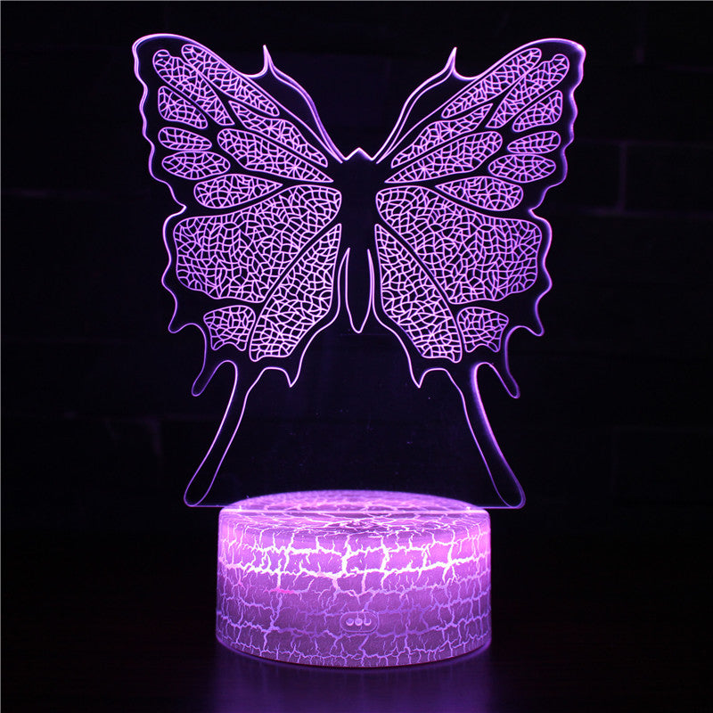 Butterfly 3D Lamp Acrylic