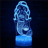 3D Lamp - Mermaid