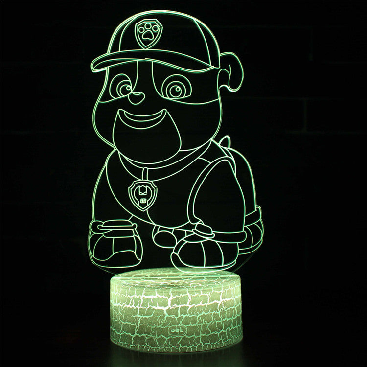 3D Lamp - Paw Patrol - Rubble
