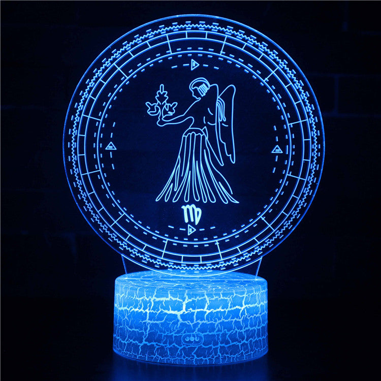 3D Lamp - Zodiac Sign - Virgo