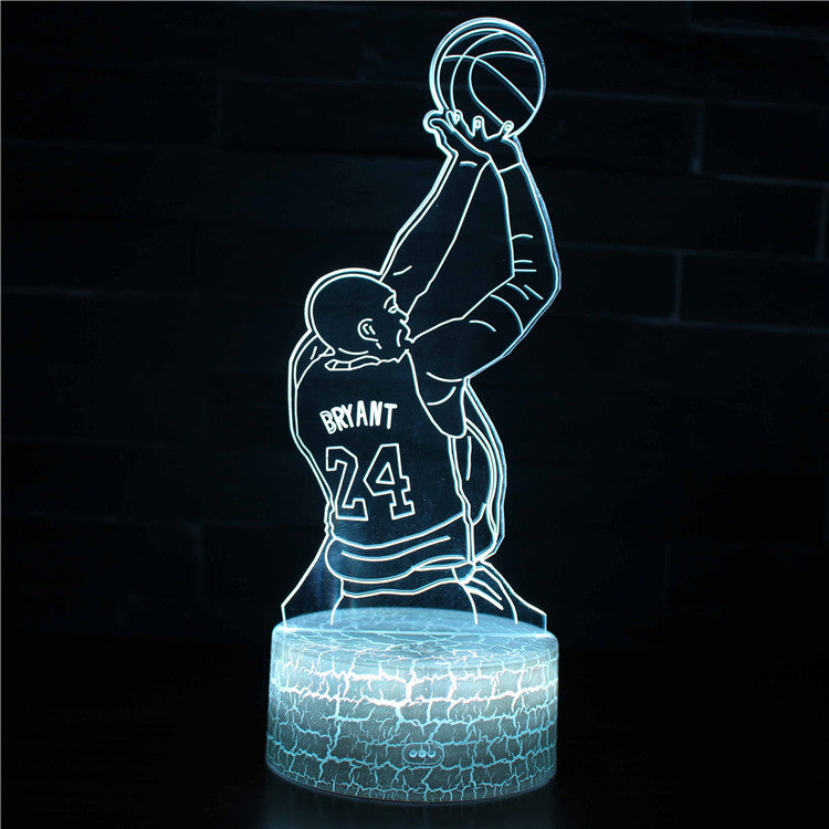 Kobe Bryant 3D Lamp Acrylic