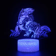 Dragon In Armour 3D Lamp Acrylic