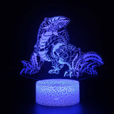 Dragon In Armour 3D Lamp Acrylic