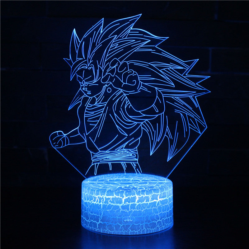Dragon Ball Z - Goku SSJ3 Torso 3D Lamp Acrylic