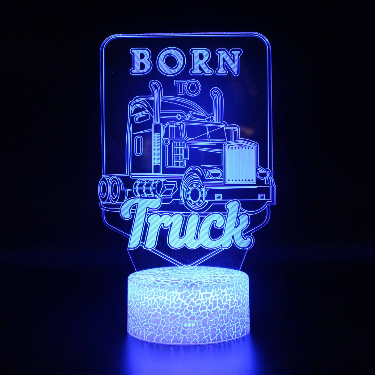 Born To Truck 3D Lamp Acrylic