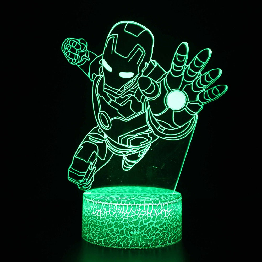 3D Lamp - Marvel - Iron Man Flying