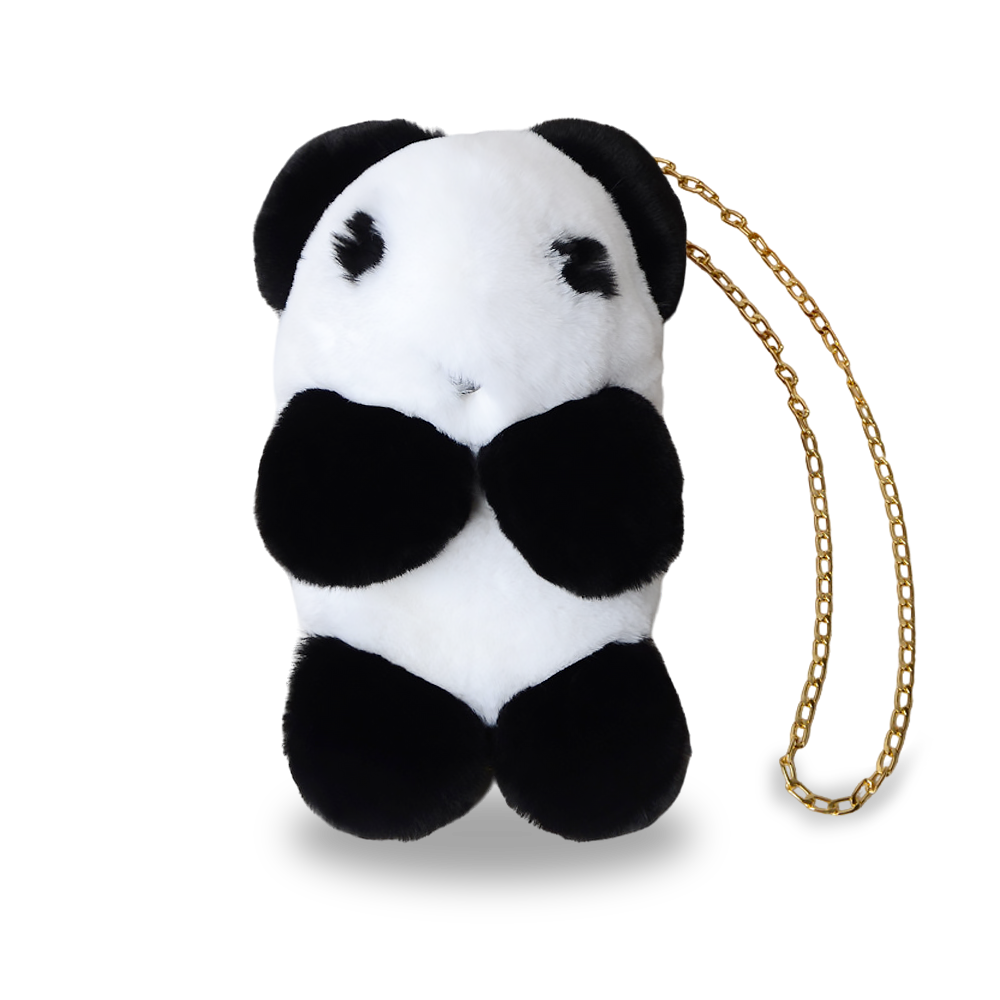 Front view of Panda Purse for kids at Teddy & CoFunland