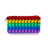 Fun Pop It Pencil Case Fidget Game for Stress Relief  raibow